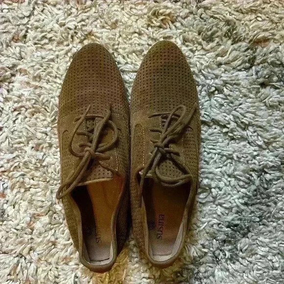 SUSINA suede loafers size 8 - Picture 3 of 6